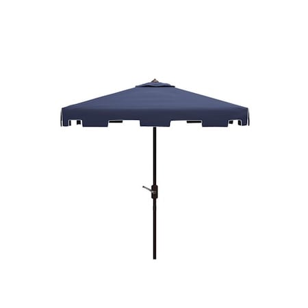 Safavieh 7.5 ft. Zimmerman Square Umbrella, Navy & White PAT8400A